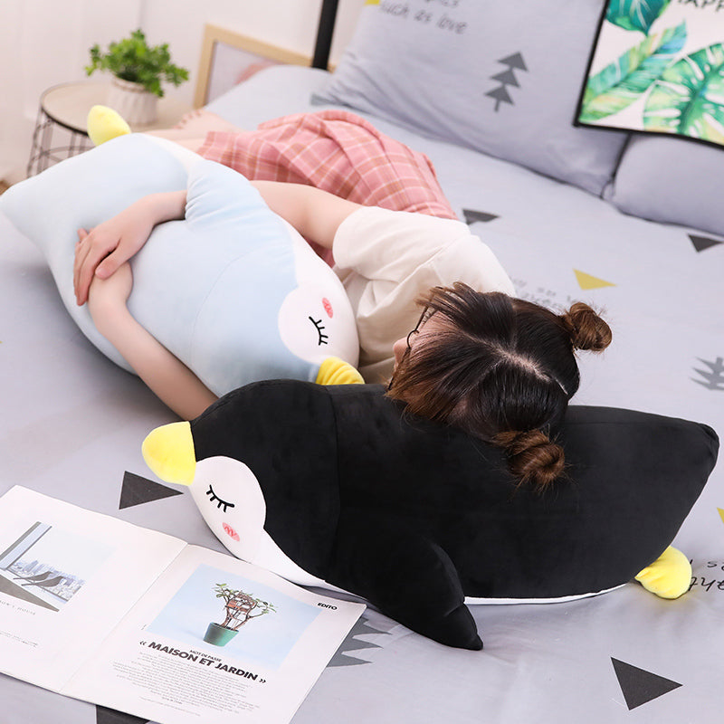 Sleepy Penguin Plush (2 COLORS, 2 SIZES) - Subtle Asian Treats