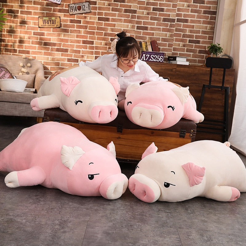 Pat the Piggy Plush (4 VARIANTS, 4 SIZES) - Subtle Asian Treats