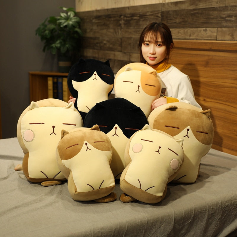 Disapproving Kitty Plush (4 COLORS, 2 SIZES) - Subtle Asian Treats