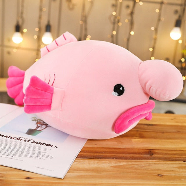 Blobfish: Ugly-cute super-soft stuffed animal.