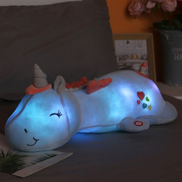 LED Light-Up Unicorn Plushie (3 COLORS, 4 SIZES)