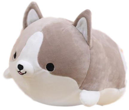 Happy Corgo Plushie (3 COLORS, 3 SIZES) - Subtle Asian Treats